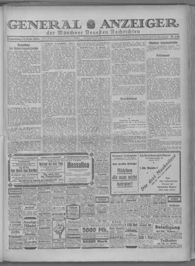 General-Anzeiger 11.09.1924 din