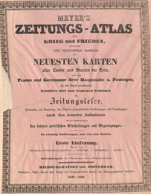 Zeitungsannonce
