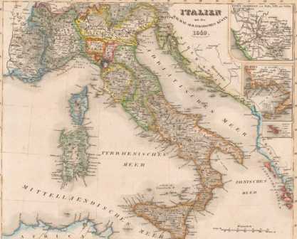 Italien mit der dalmat.-albanesischen K...