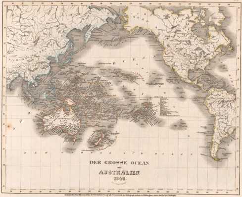 Der grosse Ocean und Australien
