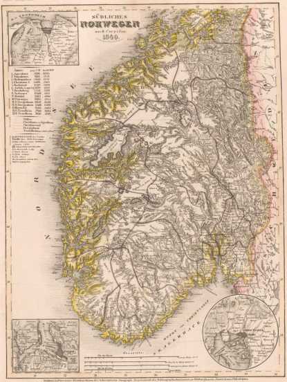 Südliches Norwegen nach Carpelan
