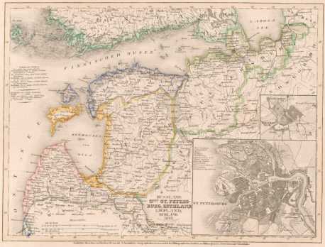 Russland: Gouv. St. Petersburg; Esthland...