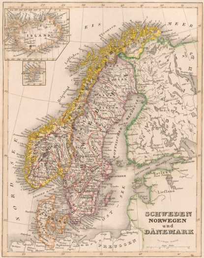 Schweden, Norwegen und Dänemark

