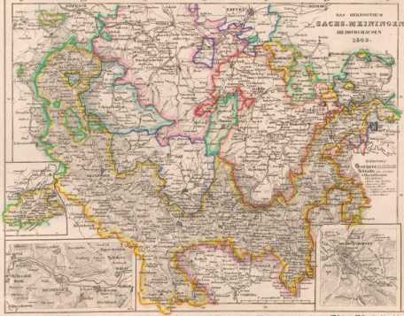 Das Herzogthum Sachs.Meiningen Hildburgh...