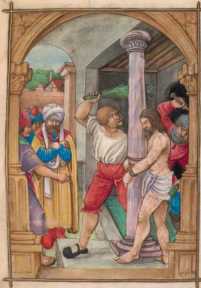 Miniatur: Geißelung (107v)
 aus