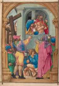 Miniatur: Ecce homo (115r)
 aus