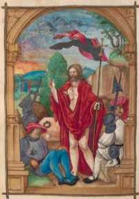 Miniatur: Auferstehung (197v)
 aus