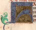 Goldgrundinitiale: Fraw sancta Maria ... ... from