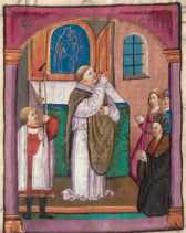 Miniatur: Ein Priester am Altar ... de