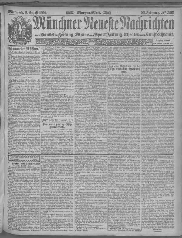 Morgen-Blatt 08.08.1900 aus