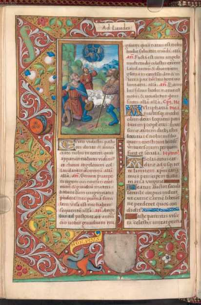 fol. 140v: Ad laudes: Kleinbild ... aus