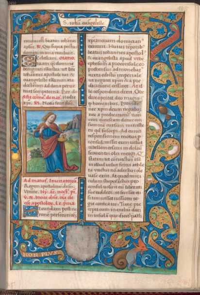 fol. 145: Zum Johannes- Offizium: ... uit