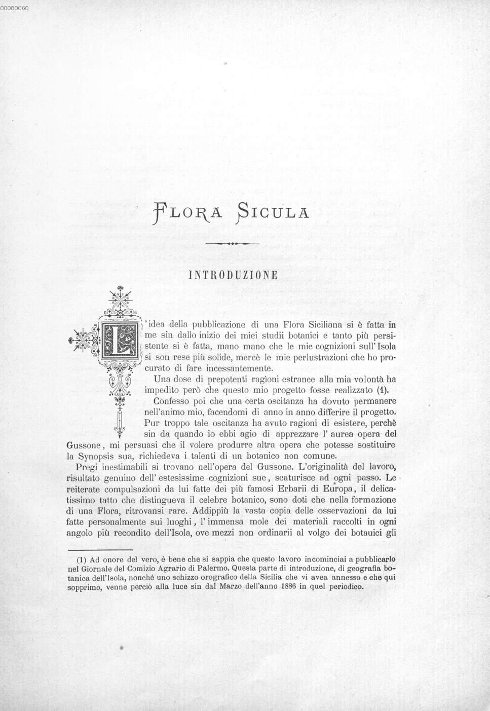 Lojacono Pojero Michele Flora Sicula O Descrizione Delle Plante Vascolari Spontanee O Indigenate In Sicilia Palermo 16 18 4 Phyt 2 H 1 1 Livre Numerise A Partir Du Materiau Libre De